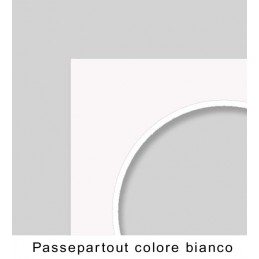 Passepartout bianco 30x40