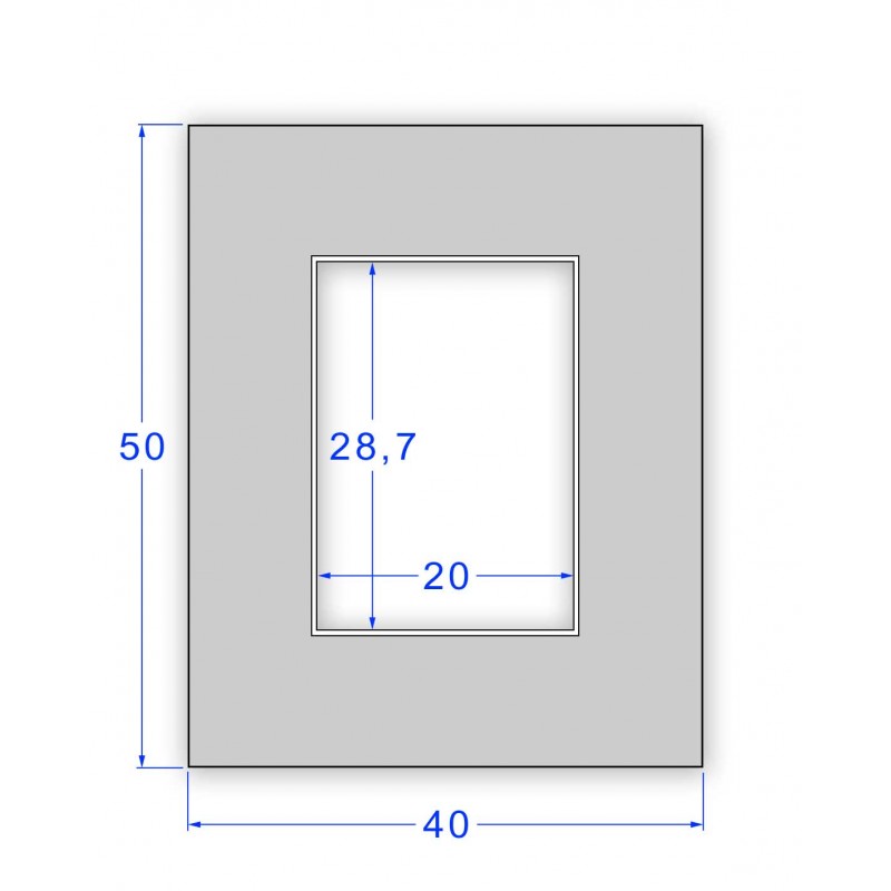 passepartout per stampe A4 - 21x29,7